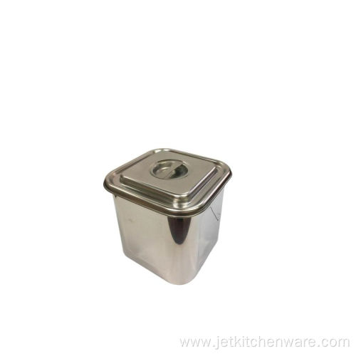 Stainless Steel Square Soup Barrel